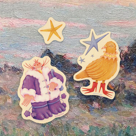 Pigeon Sticker Set