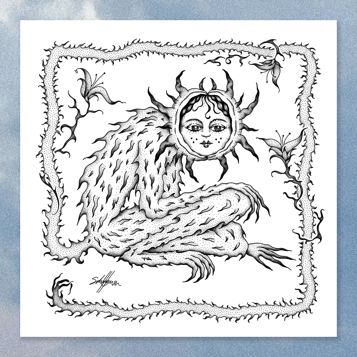 Schneusn D*mon - Print